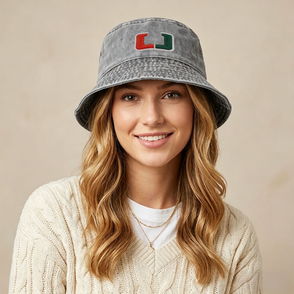 Fishing Hat - Washed Fisherman Hat Viscose Bucket Hat