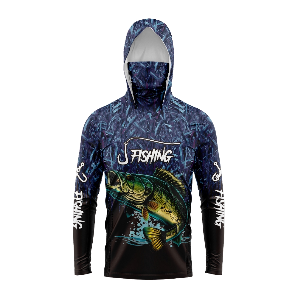 MALFC Men Hood Fishing Shirt l - Fishing Shirt Uv Protection ulasan dan harga
