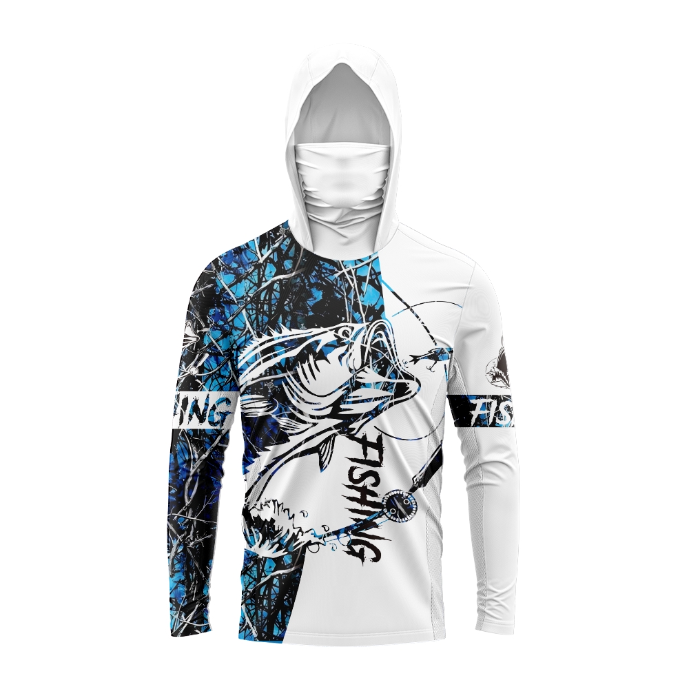 MALFC Men Hood Fishing Shirt l - Fishing Shirt Uv Protection ulasan dan harga