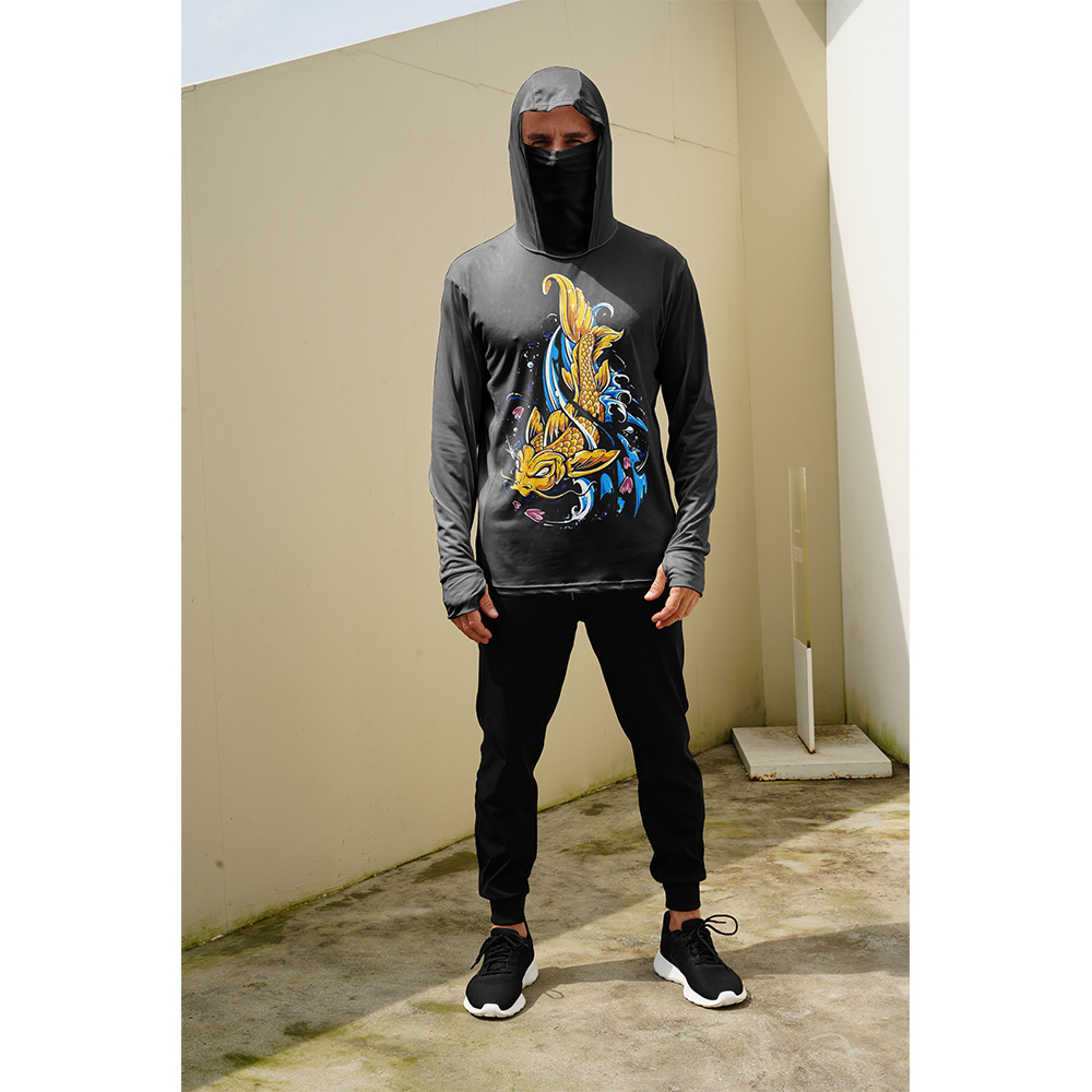Fishing Shirts Men Sun Protect - Fishing Mask Sun Protection ulasan dan harga