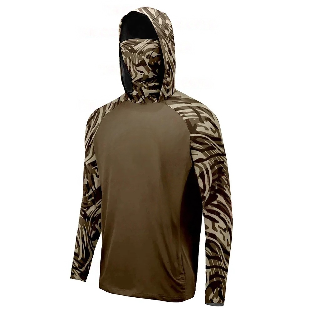 MALFC Fishing Apparel Men Hood - Fishing Shirt Uv Protection ulasan dan harga
