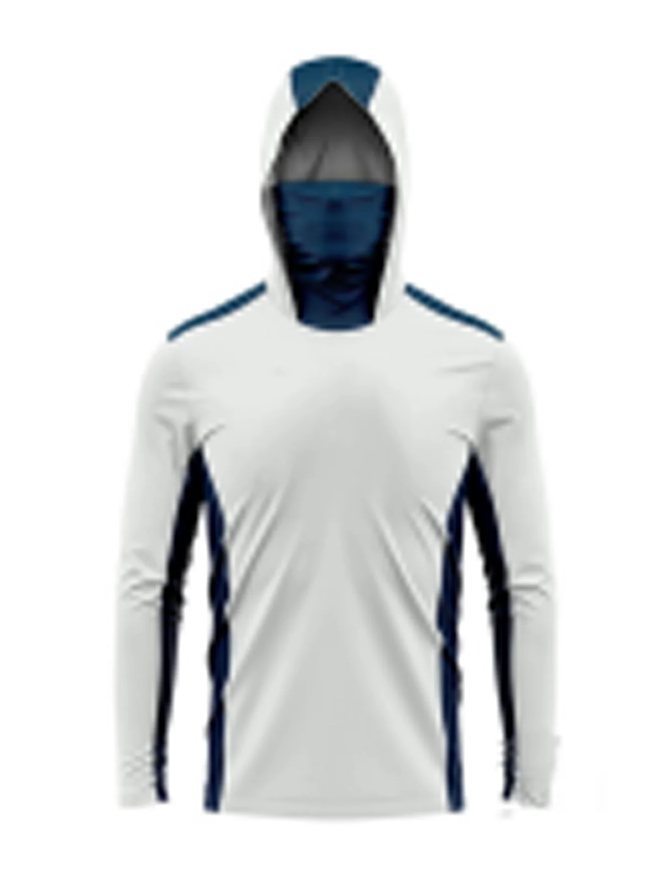 Men Long Sleeve Fishing Hoodie - Fishing Shirt Uv Protection ulasan dan harga