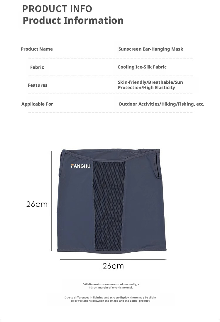 1 piece of summer ice silk ant - Fishing Mask Sun Protection ulasan dan harga