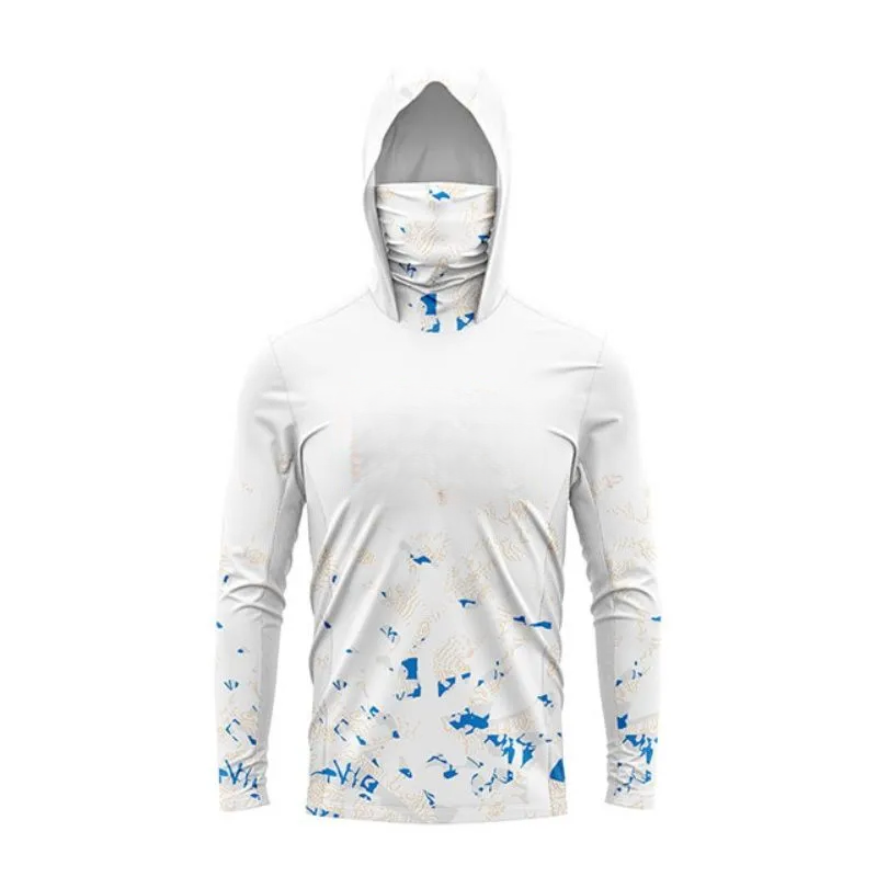 MALFC Hood Fishing Shirt Fishi - Fishing Shirt Uv Protection ulasan dan harga