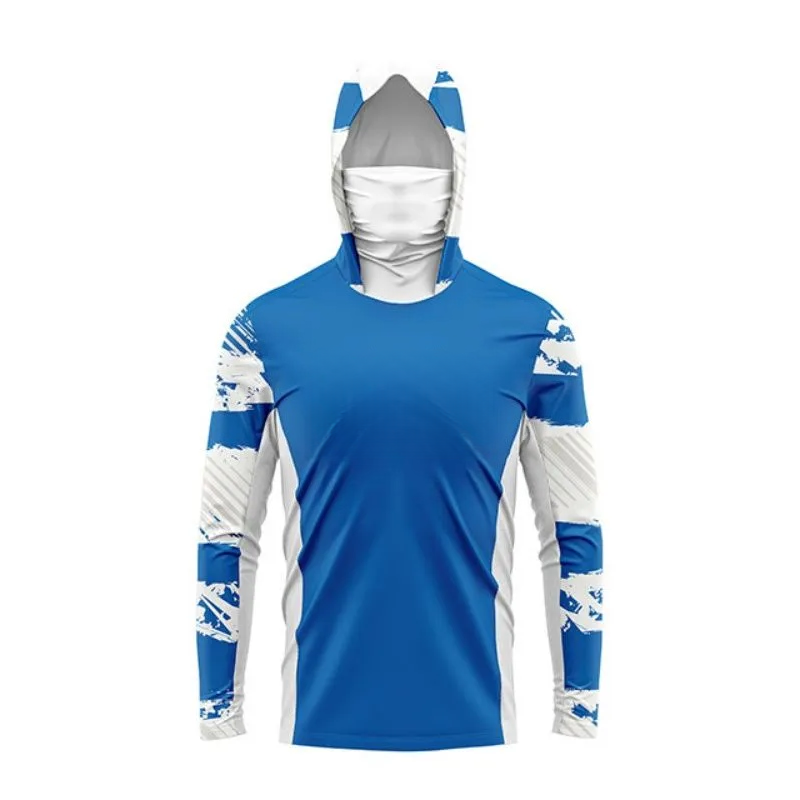 MALFC Hood Fishing Shirt Fishi - Fishing Shirt Uv Protection ulasan dan harga