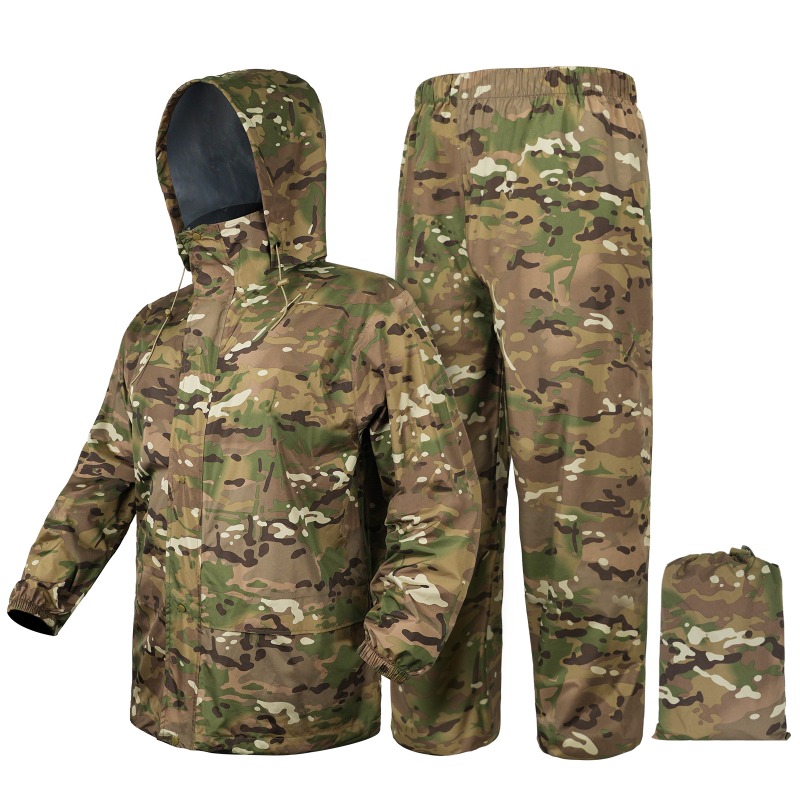 Outdoor Hunting Rainstorm-proo - Fishing Rain Suit ulasan dan harga